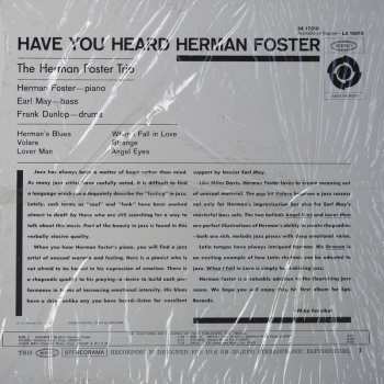 LP The Herman Foster Trio: Have You Heard Herman Foster 608398