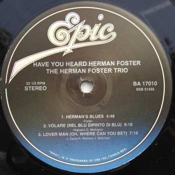 LP The Herman Foster Trio: Have You Heard Herman Foster 608398