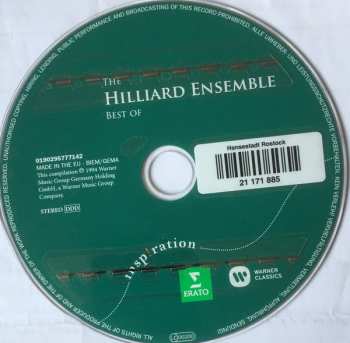 CD The Hilliard Ensemble: Best Of 47680