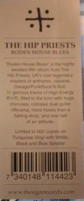 LP The Hip Priests: Roden House Blues LTD | CLR 460029