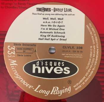 LP The Hives: Barely Legal CLR | LTD 585826