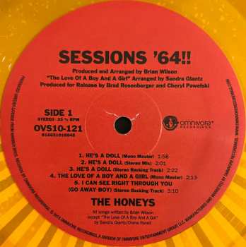 EP The Honeys: Sessions '64!! CLR | LTD 577819