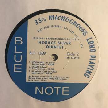 LP The Horace Silver Quintet: Further Explorations LTD 463726