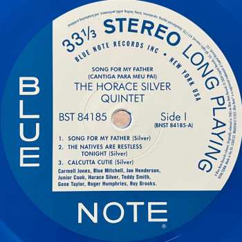 LP The Horace Silver Quintet: Song For My Father (Cantiga Para Meu Pai) CLR | LTD 620951