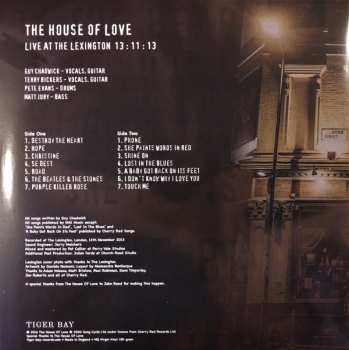 LP The House Of Love: Live At The Lexington 13:11:13 558084