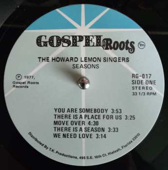 LP Howard Lemon Singers: Seasons 642057