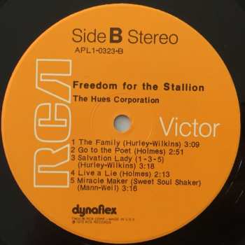 LP The Hues Corporation: Freedom For The Stallion 550243