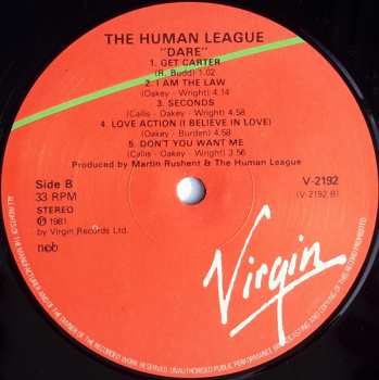 LP The Human League: Dare! 648726