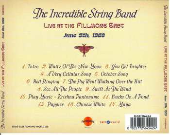 CD The Incredible String Band: Live At The Fillmore East (June 5th,1968) 580685