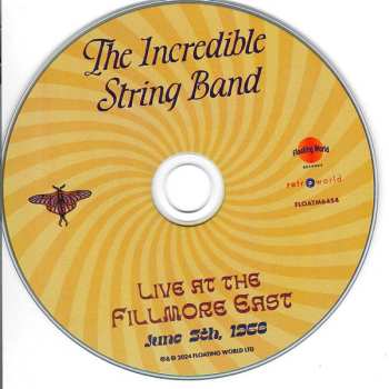 CD The Incredible String Band: Live At The Fillmore East (June 5th,1968) 580685