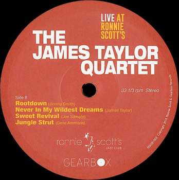 LP The James Taylor Quartet: Bumpin' On Frith Street - Live At Ronnie Scott's 346443