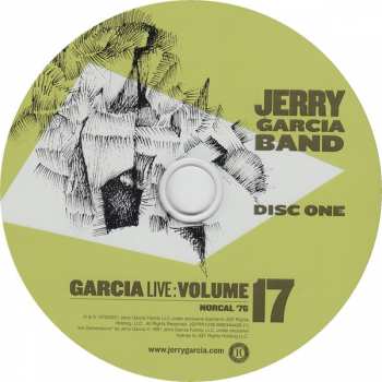 3CD The Jerry Garcia Band: GarciaLive Volume 17 NorCal '76 229823