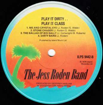 LP The Jess Roden Band: Play It Dirty . . Play It Class 620888