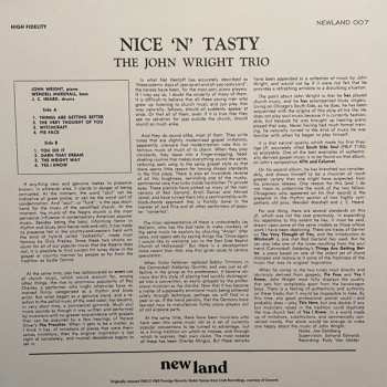 LP The John Wright Trio: Nice 'N' Tasty 581762