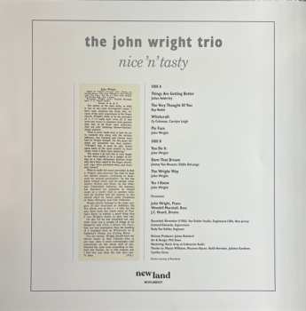 LP The John Wright Trio: Nice 'N' Tasty 581762