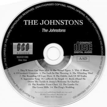 2CD The Johnstons: The Johnstons • Give A Damn • The Barleycorn 405097