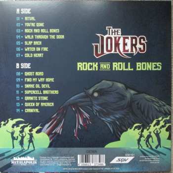 LP The Jokers: Rock And Roll Bones CLR 587982