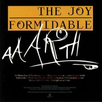 LP The Joy Formidable: AAARTH CLR | LTD 617507