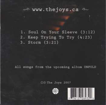 CD The Joys: the joys 654071