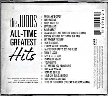 CD The Judds: All-Time Greatest Hits 563231