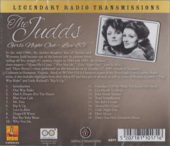 CD The Judds: Girls Night Out - Live '85 547868