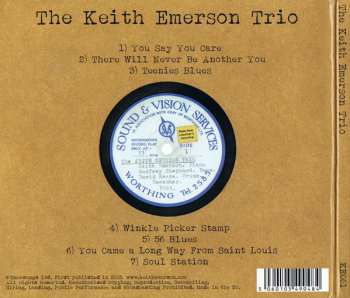 CD The Keith Emerson Trio: The Keith Emerson Trio 551386