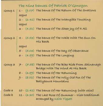 CD Keith Tippett Octet: The Nine Dances Of Patrick O'Gonogon 595202
