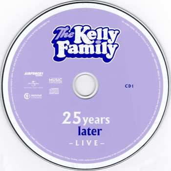 2CD/2DVD The Kelly Family: 25 Years Later Live - Celebrating "Over The Hump" 25 Years Later 376442