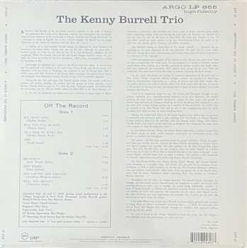 LP The Kenny Burrell Trio: A Night At The Vanguard 543766