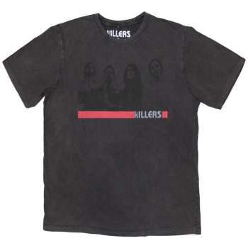 Merch The Killers: Stone Wash Tričko Band Photo Mono