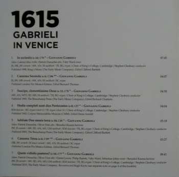 Blu-ray/SACD The King's College Choir Of Cambridge: 1615: Gabrieli in Venice 618519