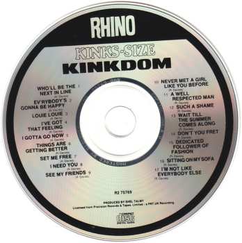 CD The Kinks: Kinks-Size Kinkdom 628097