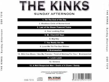 CD The Kinks: Sunday Afternoon (Live In Concert) 439015