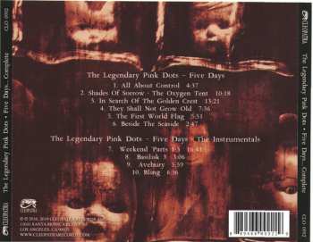 CD The Legendary Pink Dots: Five Days.... Complete 510423