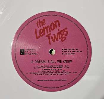 LP The Lemon Twigs: A Dream Is All We Know CLR | LTD 560403