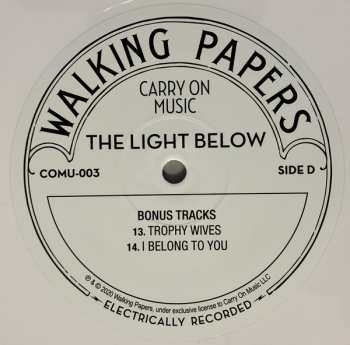 2LP Walking Papers: The Light Below CLR 20393