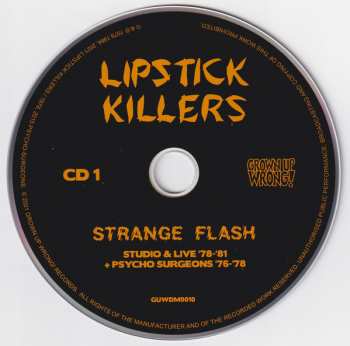 2CD The Lipstick Killers: Strange Flash - Studio & Live '78-81 + Psycho Surgeons '76-78 LTD 104582