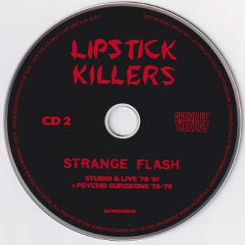 2CD The Lipstick Killers: Strange Flash - Studio & Live '78-81 + Psycho Surgeons '76-78 LTD 104582