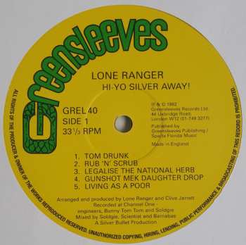 LP Lone Ranger: Hi-Yo, Silver, Away! 553221