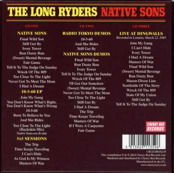 3CD The Long Ryders: Native Sons DLX 562840