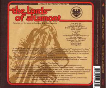 CD The Lords Of Altamont: Lords Take Altamont 575990