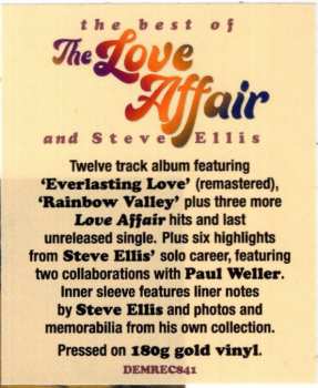 LP The Love Affair: The Best Of The Love Affair And Steve Ellis CLR 73232