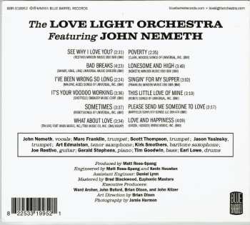 CD The Love Light Orchestra: The Love Light Orchestra Featuring John Nemeth 584958