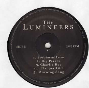 LP The Lumineers: The Lumineers 599109