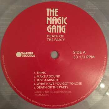 LP The Magic Gang: Death Of The Party LTD | CLR 400338