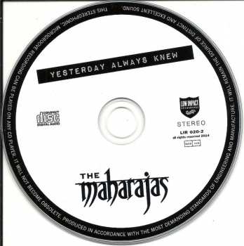 CD The Maharajas: Yesterday Always Knew 94599