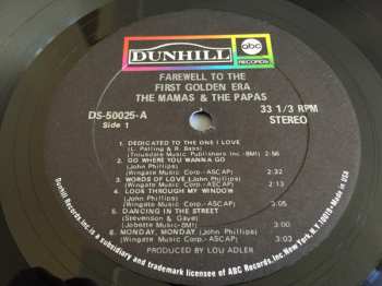 LP The Mamas & The Papas: Farewell To The First Golden Era 638734