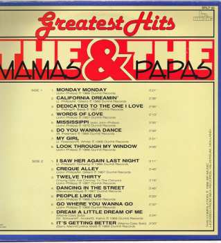 LP The Mamas & The Papas: Greatest Hits 646636