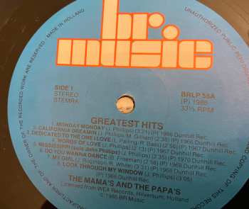 LP The Mamas & The Papas: Greatest Hits 669436