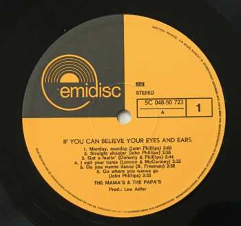 LP The Mamas & The Papas: If You Can Believe Your Eyes And Ears 633141